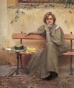 Vittorio Matteo Corcos Dreams oil painting on canvas